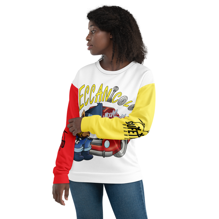 Felpa unisex Uomo/Donna MECCANICOLO - Gufetto Brand