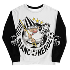 Felpa unisex Uomo/Donna BIANCO NEROLO - Gufetto Brand