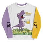 Felpa unisex Uomo/Donna BIRRANNOSAURO - Gufetto Brand