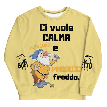 Felpa unisex Uomo/Donna PROSECCO FREDDO