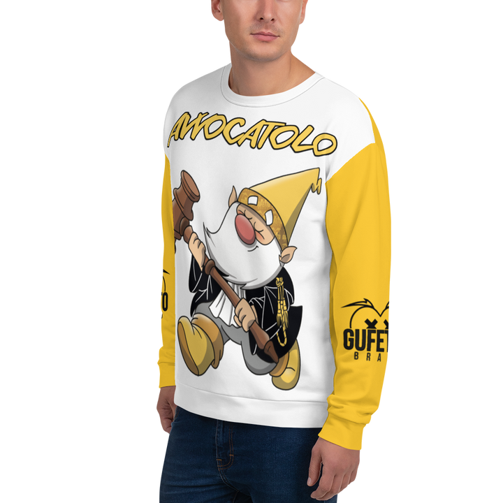 Felpa unisex Uomo/Donna AVVOCATOLO - Gufetto Brand