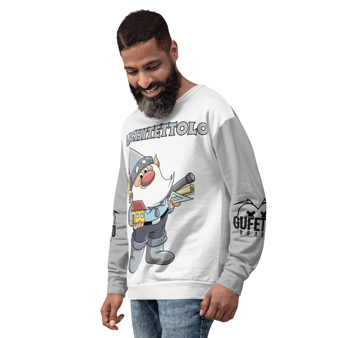 Felpa unisex Uomo/Donna ARCHITETTOLO - Gufetto Brand