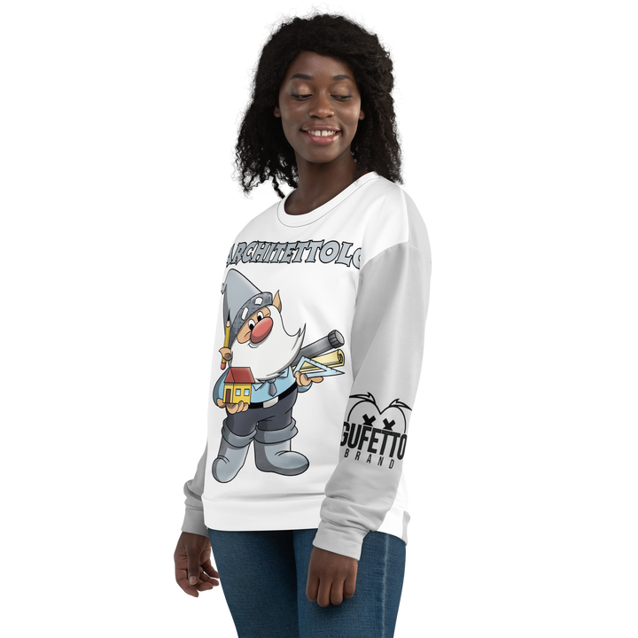 Felpa unisex Uomo/Donna ARCHITETTOLO - Gufetto Brand