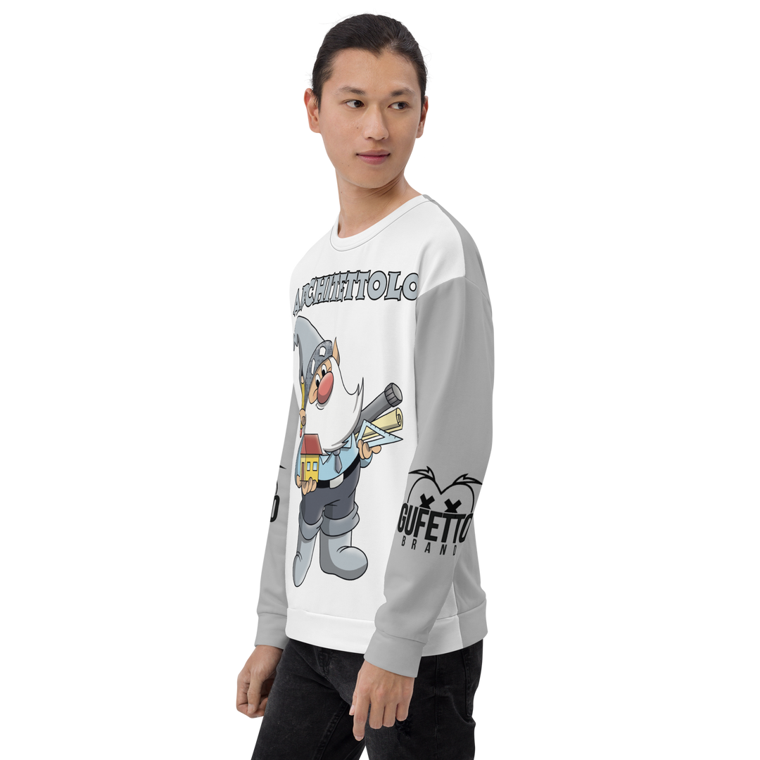 Felpa unisex Uomo/Donna ARCHITETTOLO - Gufetto Brand