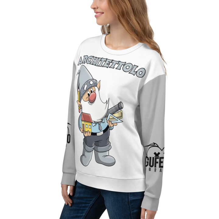 Felpa unisex Uomo/Donna ARCHITETTOLO - Gufetto Brand
