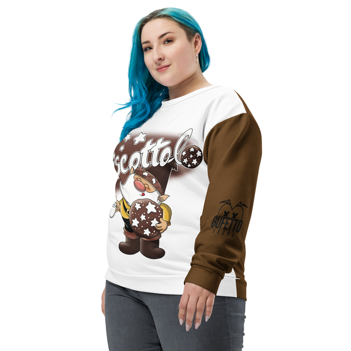 Felpa unisex Uomo/Donna BISCOTTOLO - Gufetto Brand