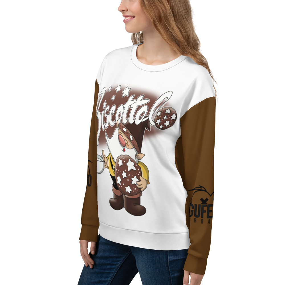 Felpa unisex Uomo/Donna BISCOTTOLO - Gufetto Brand