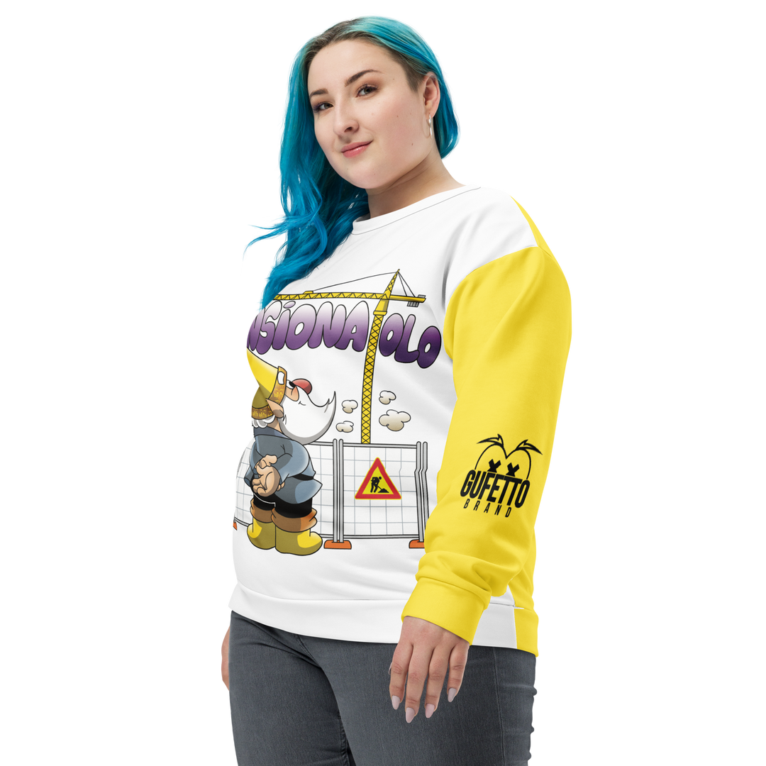 Felpa unisex Uomo/Donna PENSIONATOLO - Gufetto Brand