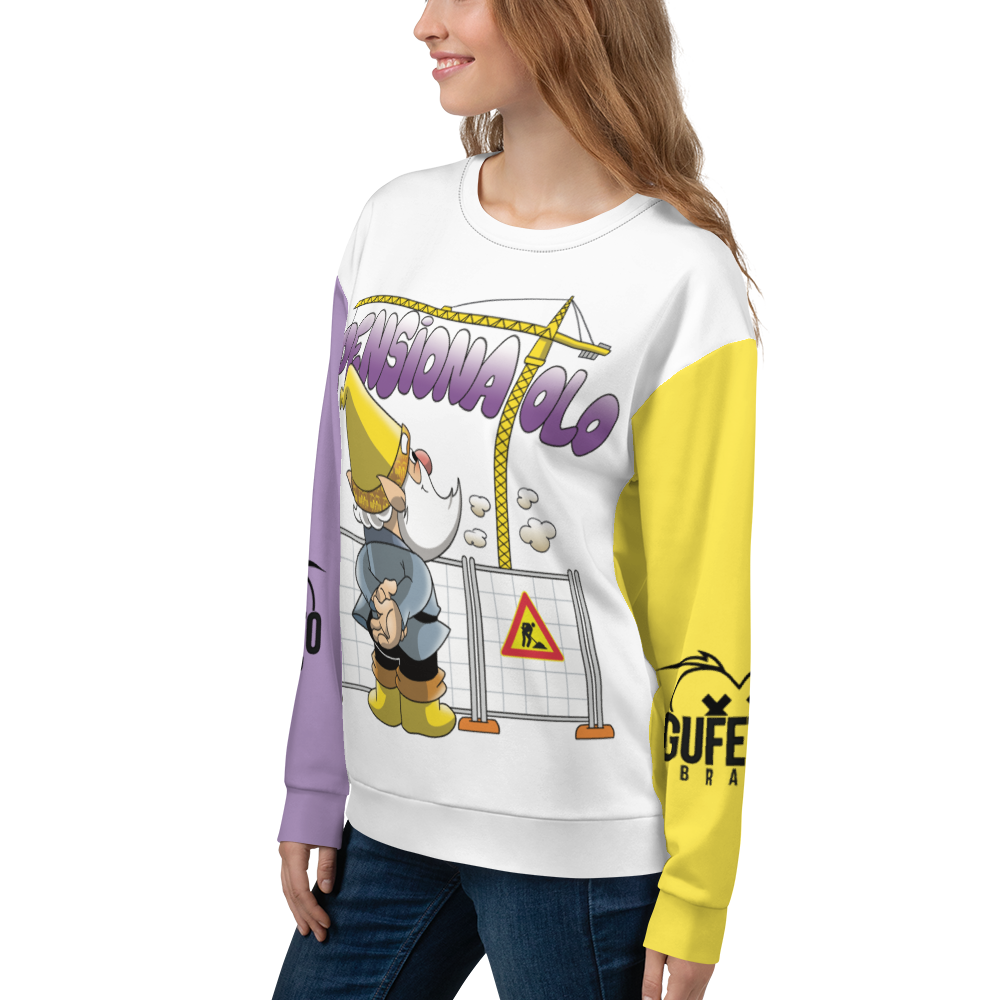 Felpa unisex Uomo/Donna PENSIONATOLO - Gufetto Brand