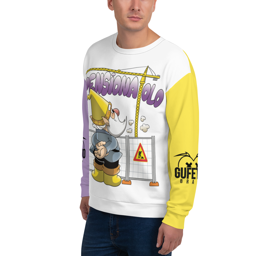 Felpa unisex Uomo/Donna PENSIONATOLO - Gufetto Brand