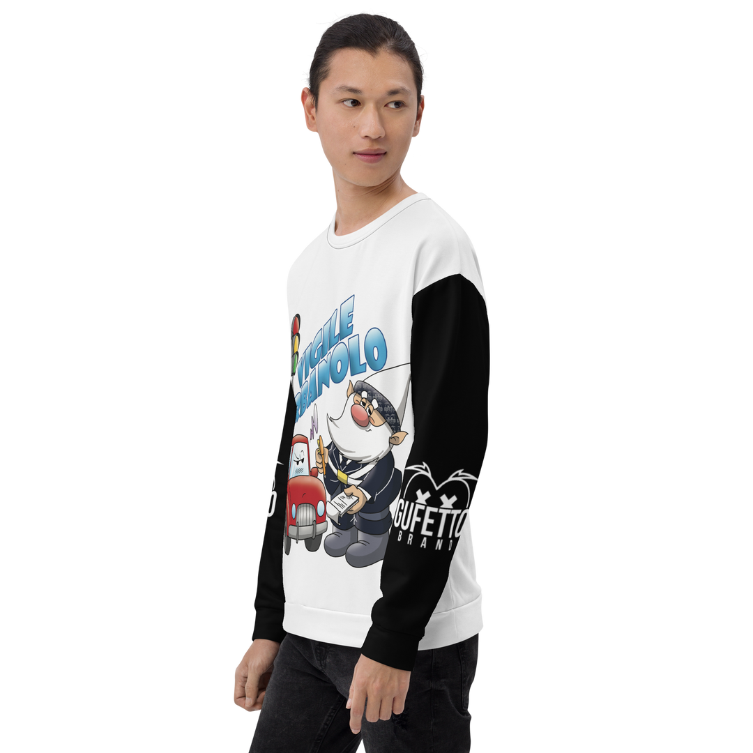 Felpa unisex Uomo/Donna VIGILE URBANOLO - Gufetto Brand