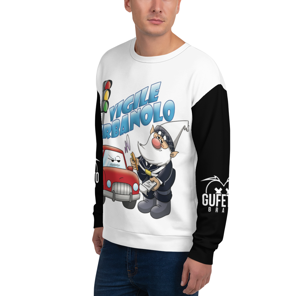 Felpa unisex Uomo/Donna VIGILE URBANOLO - Gufetto Brand