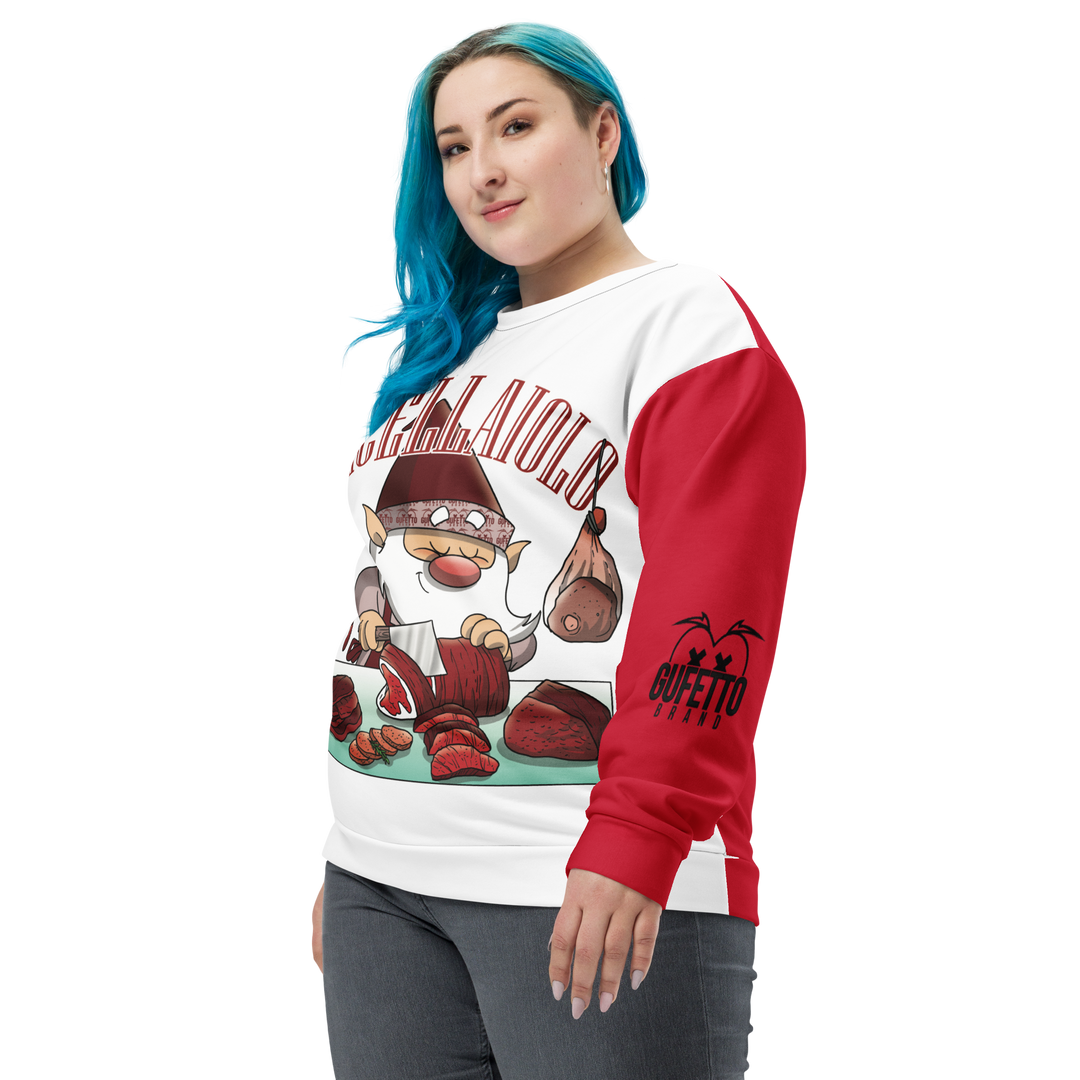 Felpa unisex Uomo/Donna MACELLAIOLO - Gufetto Brand