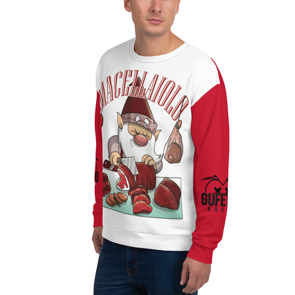 Felpa unisex Uomo/Donna MACELLAIOLO - Gufetto Brand