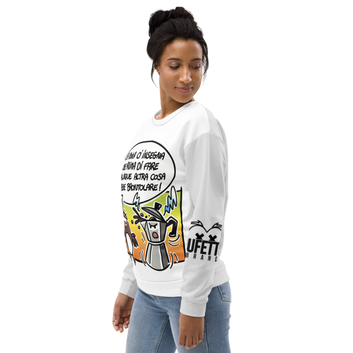 Felpa unisex Uomo/Donna LA MOKA - Gufetto Brand