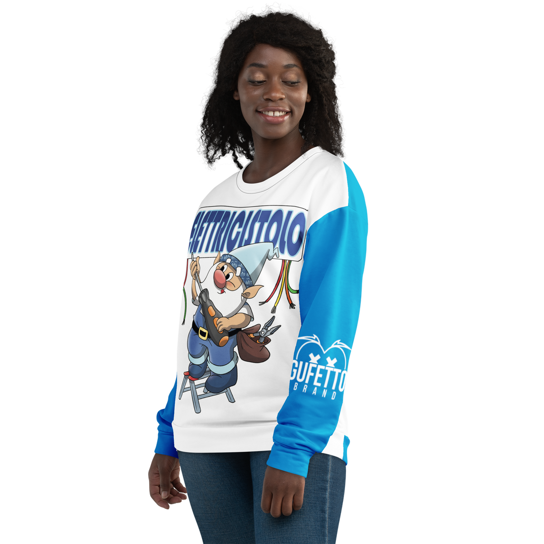 Felpa unisex Uomo/Donna ELETTRICISTOLO - Gufetto Brand