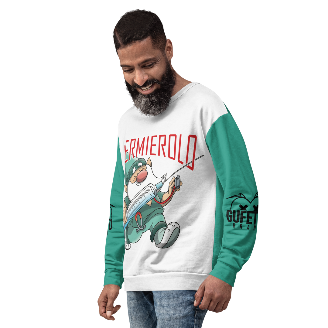 Felpa unisex Uomo/Donna INFERMIEROLO - Gufetto Brand