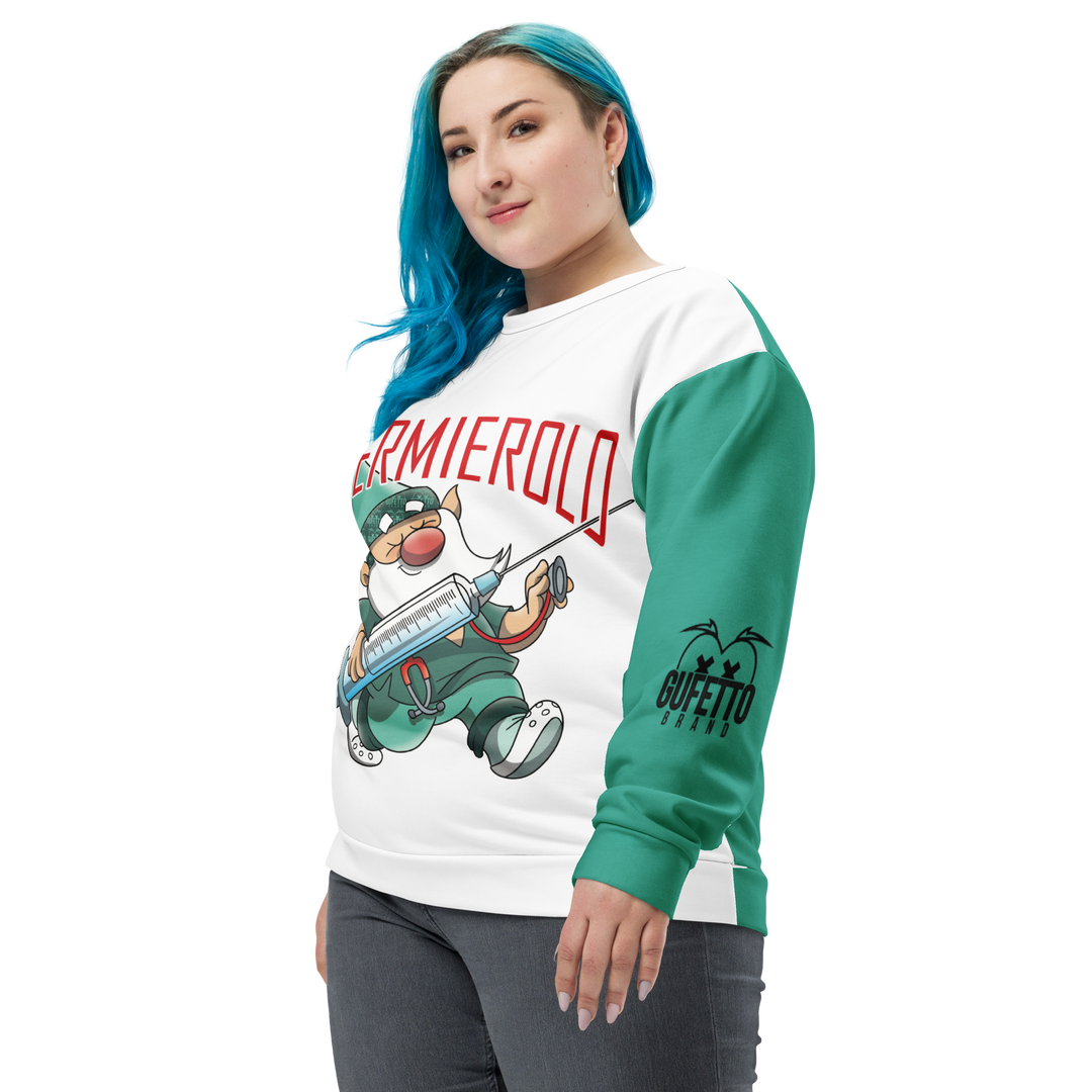 Felpa unisex Uomo/Donna INFERMIEROLO - Gufetto Brand