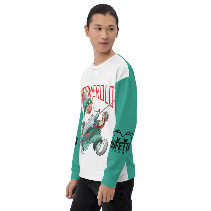 Felpa unisex Uomo/Donna INFERMIEROLO - Gufetto Brand