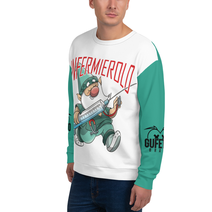 Felpa unisex Uomo/Donna INFERMIEROLO - Gufetto Brand