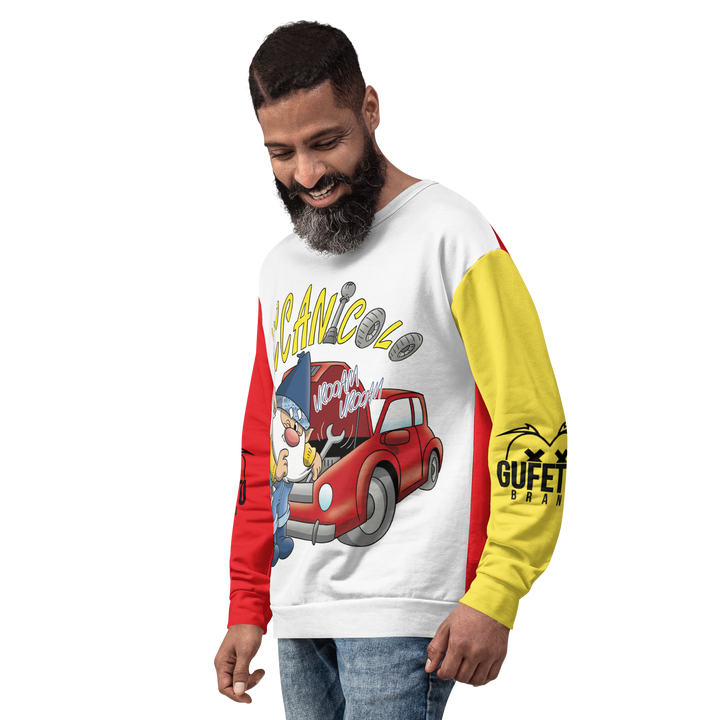 Felpa unisex Uomo/Donna MECCANICOLO - Gufetto Brand