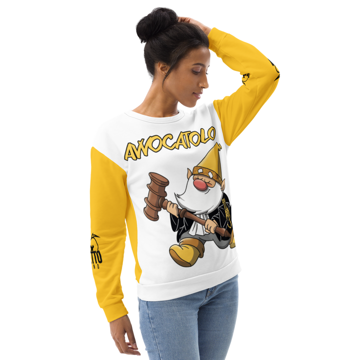 Felpa unisex Uomo/Donna AVVOCATOLO - Gufetto Brand