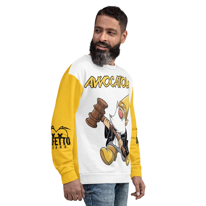 Felpa unisex Uomo/Donna AVVOCATOLO - Gufetto Brand