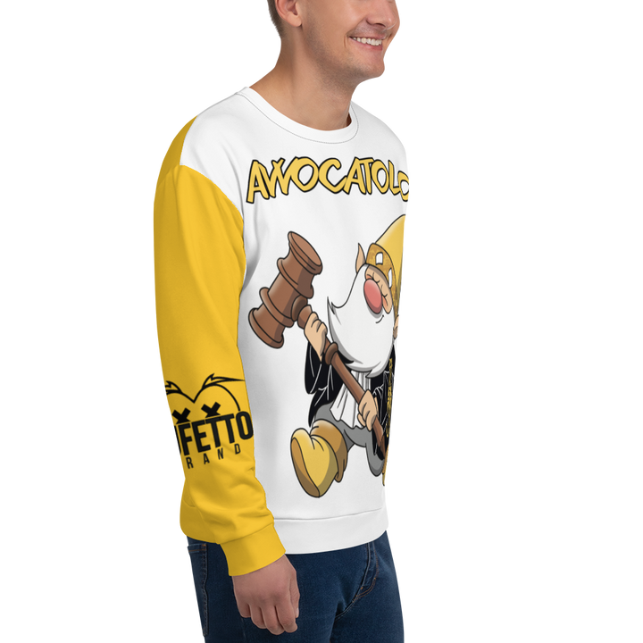 Felpa unisex Uomo/Donna AVVOCATOLO - Gufetto Brand