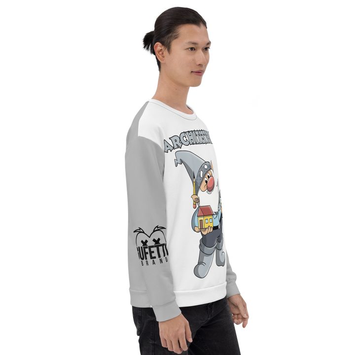 Felpa unisex Uomo/Donna ARCHITETTOLO - Gufetto Brand