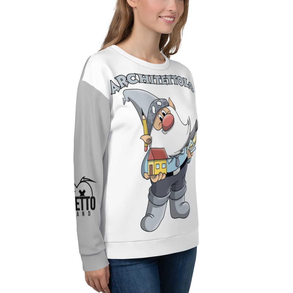 Felpa unisex Uomo/Donna ARCHITETTOLO - Gufetto Brand
