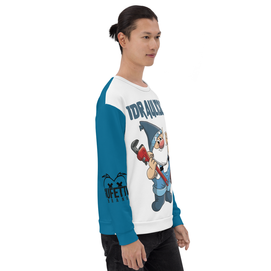 Felpa unisex Uomo/Donna IDRAULICOLO - Gufetto Brand