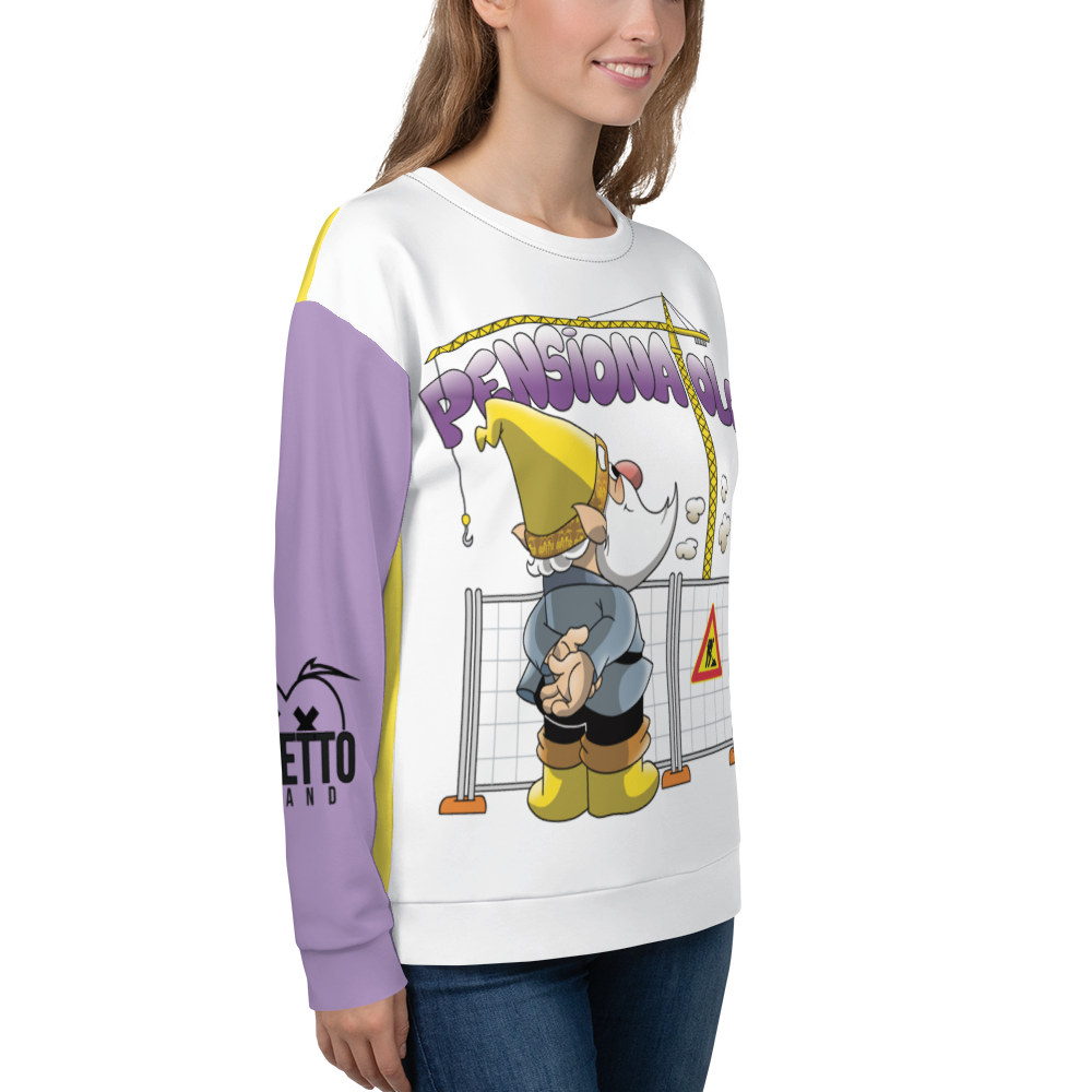 Felpa unisex Uomo/Donna PENSIONATOLO - Gufetto Brand