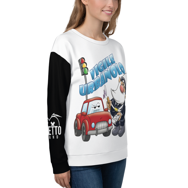 Felpa unisex Uomo/Donna VIGILE URBANOLO - Gufetto Brand