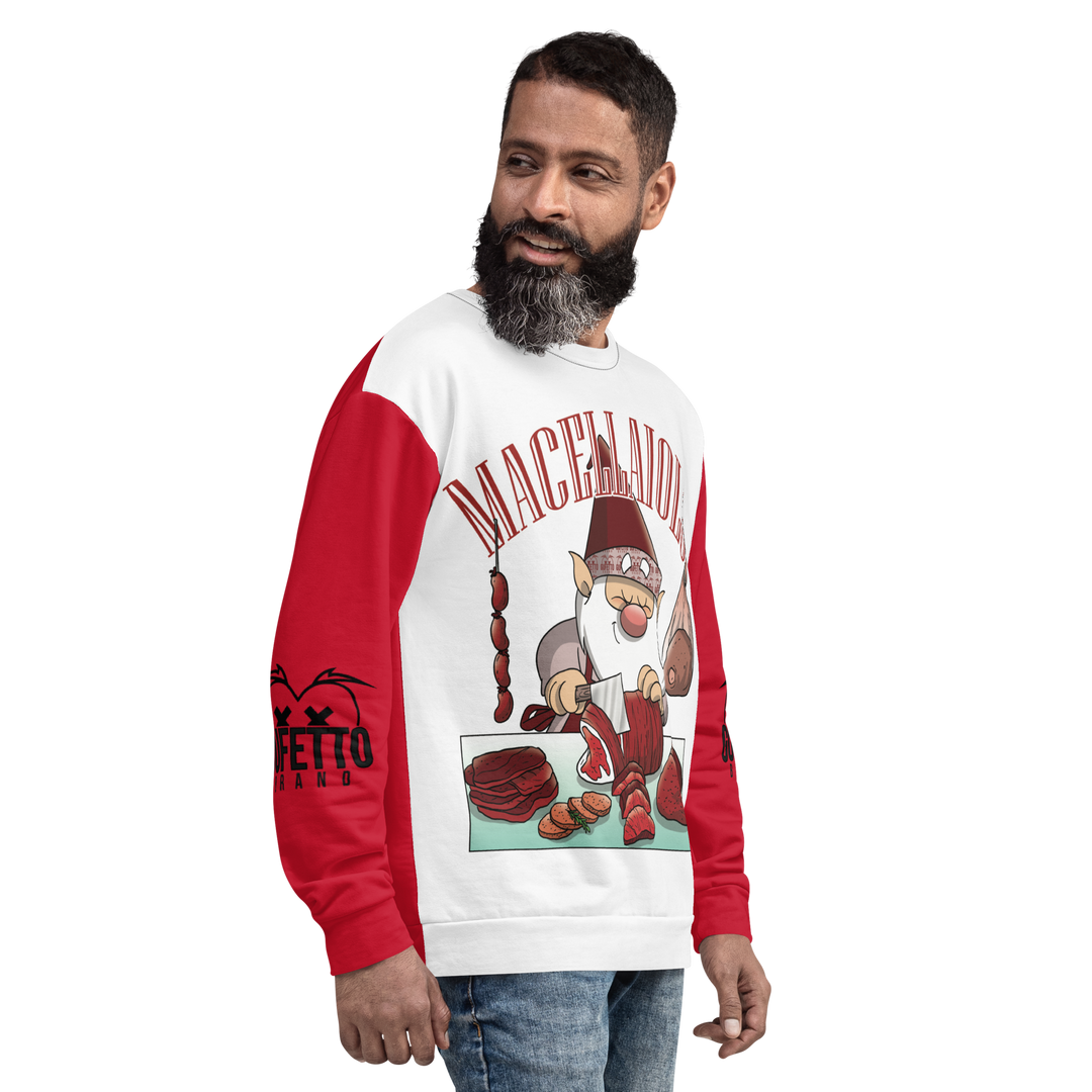 Felpa unisex Uomo/Donna MACELLAIOLO - Gufetto Brand