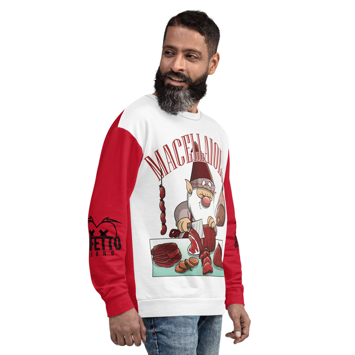 Felpa unisex Uomo/Donna MACELLAIOLO - Gufetto Brand