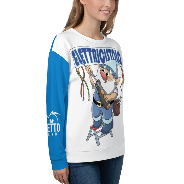 Felpa unisex Uomo/Donna ELETTRICISTOLO - Gufetto Brand
