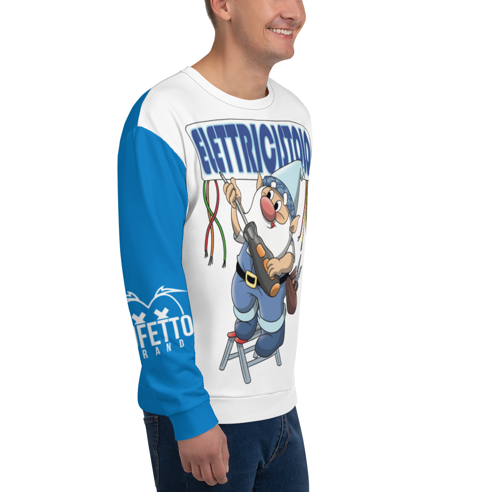 Felpa unisex Uomo/Donna ELETTRICISTOLO - Gufetto Brand