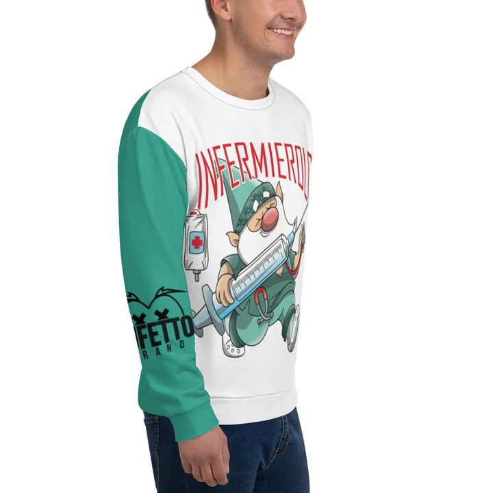 Felpa unisex Uomo/Donna INFERMIEROLO - Gufetto Brand