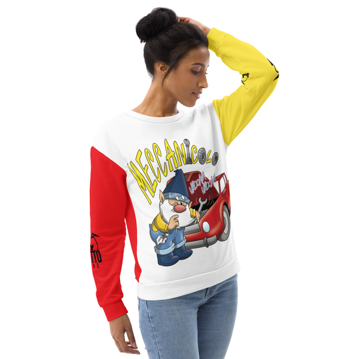 Felpa unisex Uomo/Donna MECCANICOLO - Gufetto Brand