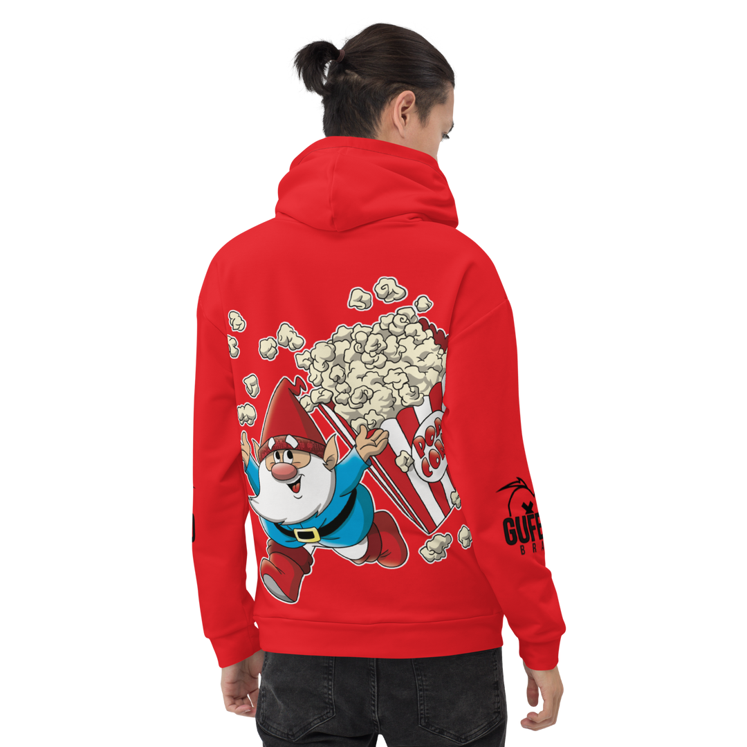 Felpa con cappuccio Uomo/Donna POPCORNOLO - Gufetto Brand