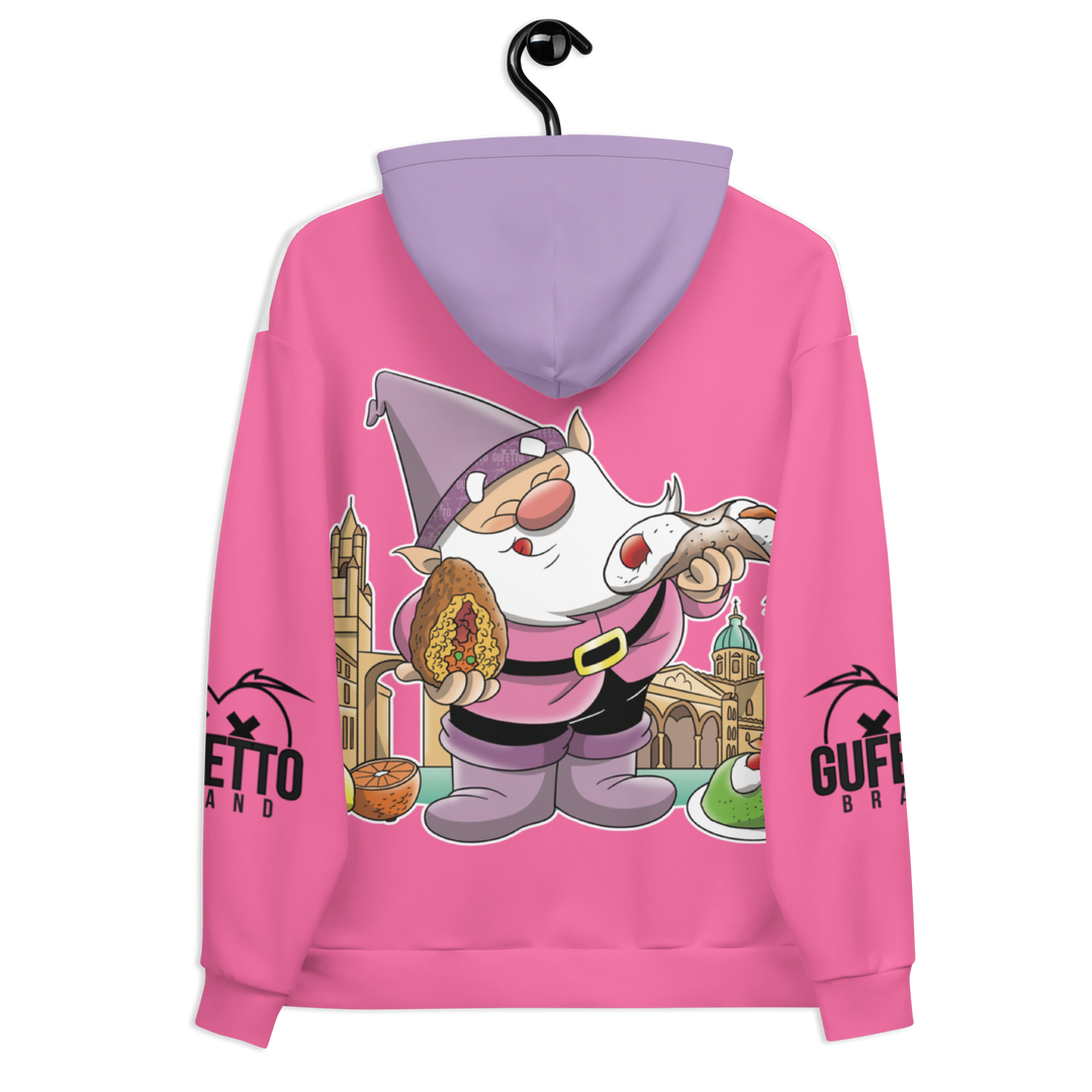 Felpa con cappuccio Unisex Uomo/Donna PALERMOLO - Gufetto Brand