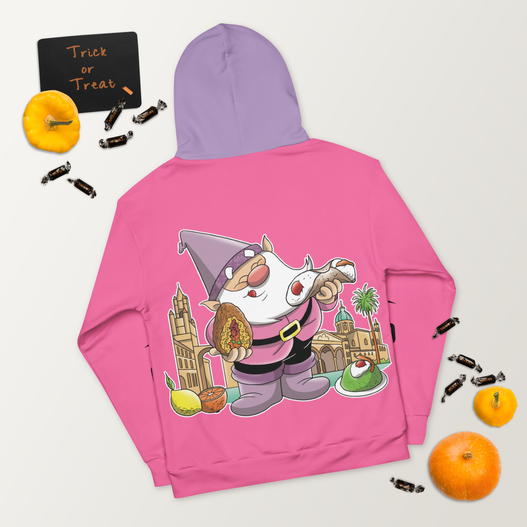 Felpa con cappuccio Unisex Uomo/Donna PALERMOLO - Gufetto Brand