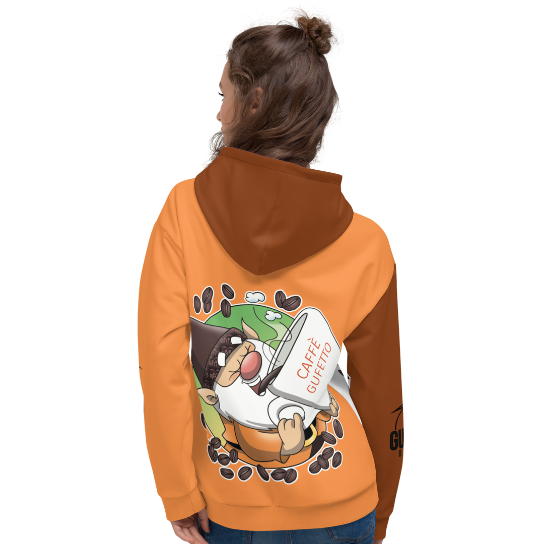 Felpa con cappuccio Uomo/Donna CAFFEOLO 2 - Gufetto Brand