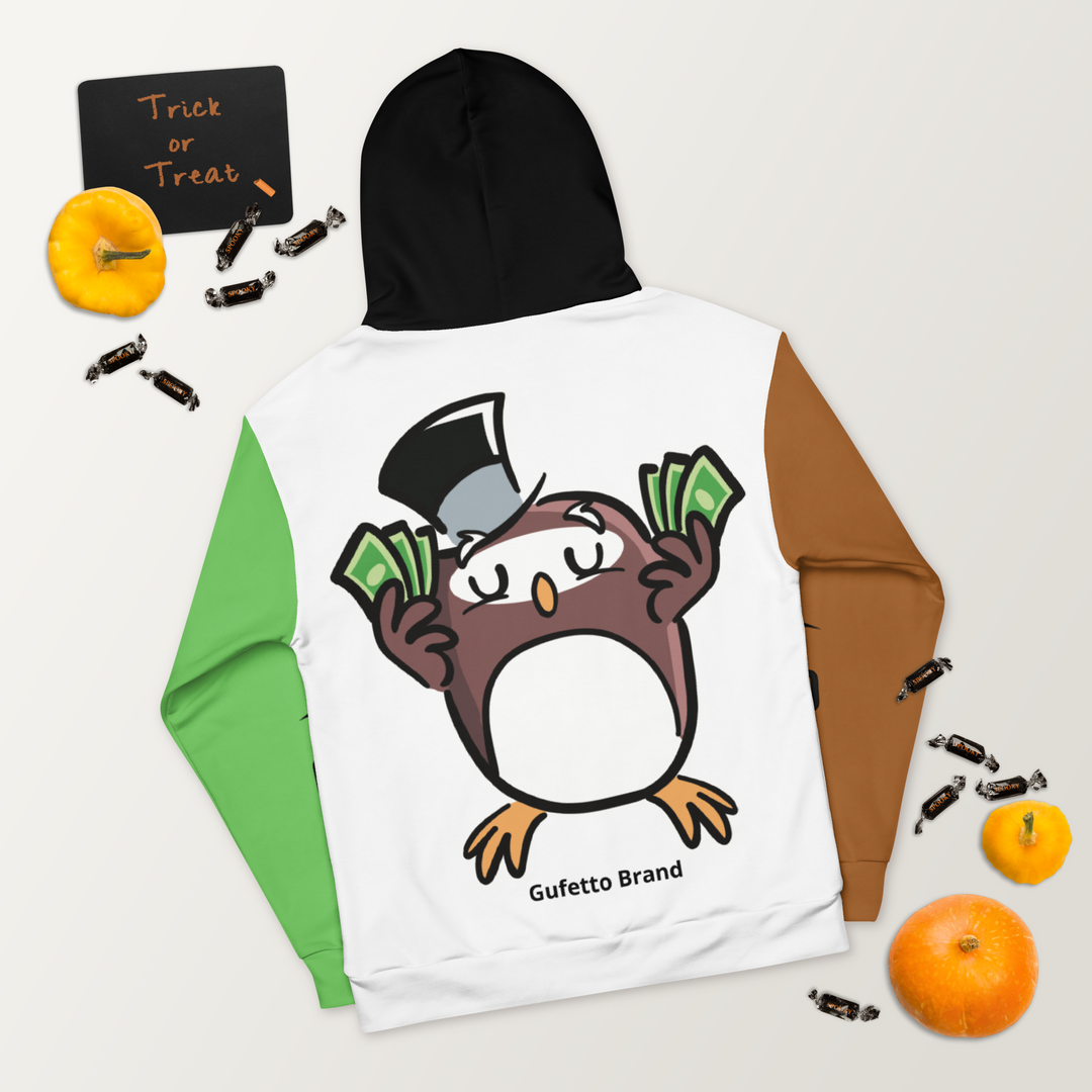 Felpa con cappuccio Uomo/Donna GUFETTO SOLDI - Gufetto Brand
