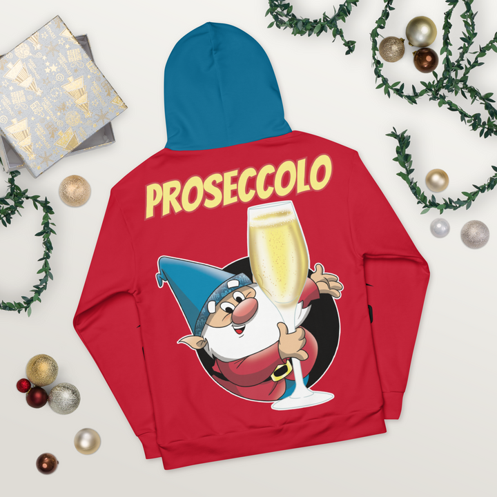 Felpa con cappuccio Uomo/Donna PROSECCOLO NEW - Gufetto Brand