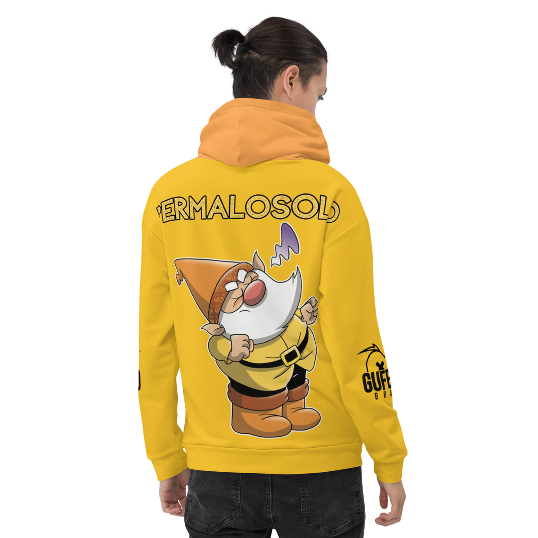 Felpa con cappuccio Uomo/Donna PERMALOSOLO - Gufetto Brand