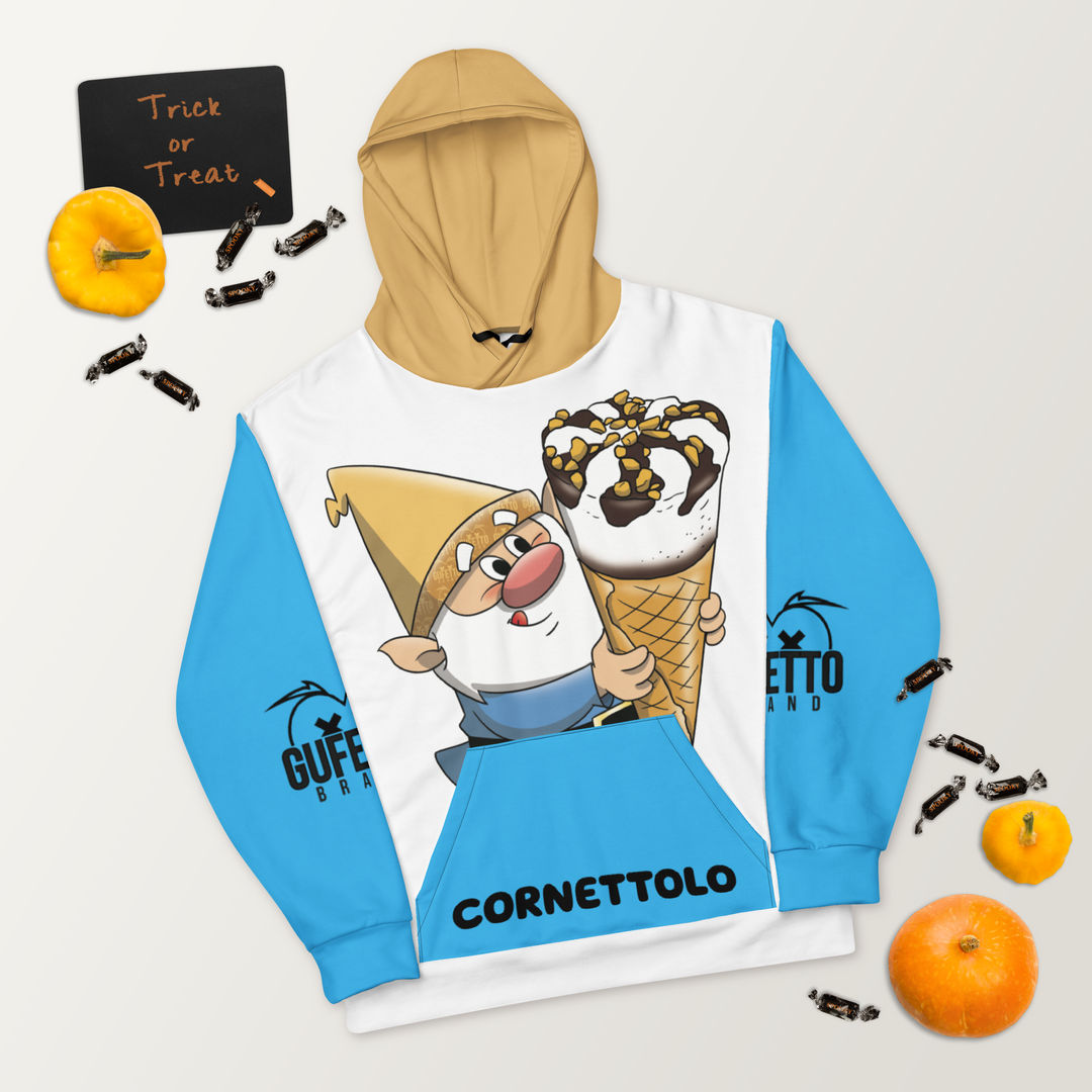 Felpa con cappuccio Uomo/Donna CORNETTOLO - Gufetto Brand