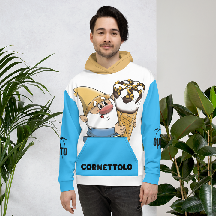 Felpa con cappuccio Uomo/Donna CORNETTOLO - Gufetto Brand