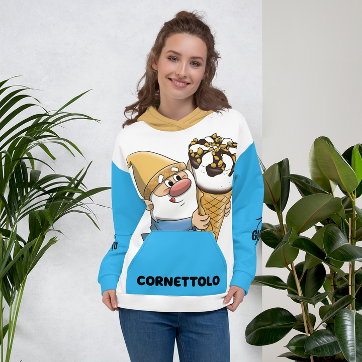 Felpa con cappuccio Uomo/Donna CORNETTOLO - Gufetto Brand