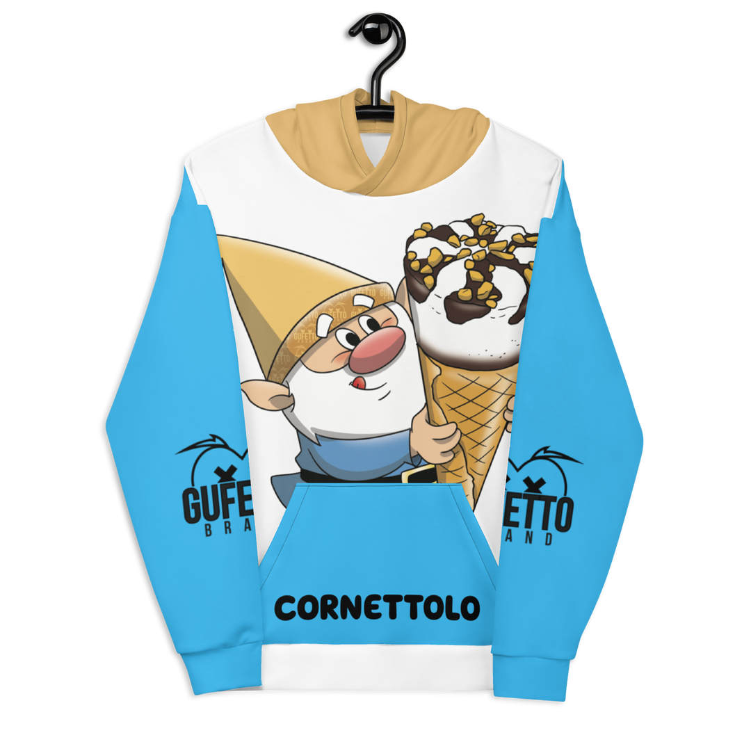 Felpa con cappuccio Uomo/Donna CORNETTOLO - Gufetto Brand